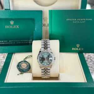 RLX Datejust m278274-0017/0018 Green Dial 31mm Oyster Watch
