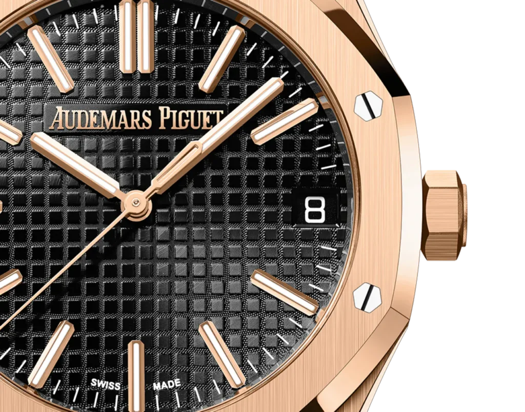 A&P ROYAL OAK Pink Gold Black Dial 41mm