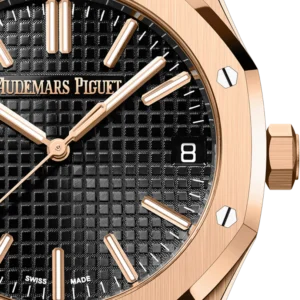 A&P ROYAL OAK Pink Gold Black Dial 41mm
