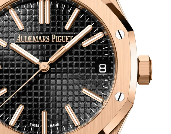 A&P ROYAL OAK Pink Gold Black Dial 41mm