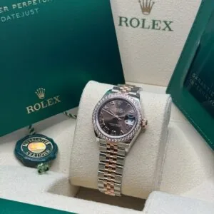 RLX Lady-Datejust 31mm 279381RBR Chocolate Roman Dial Oyster Bracelet