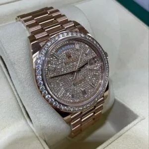 RLX Day-Date 40mm Diamonds Paved Dial 228345rbr-0002