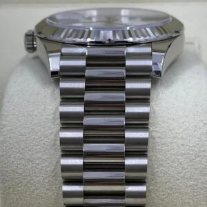 RLX Day-Date "President" 40mm White Gold White Roman Dial - 228239