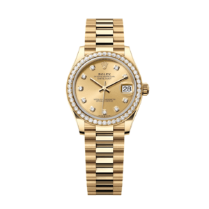 RLX Datejust m278288RBR-0005 Champagne 31mm Dial President Bracelet Watch