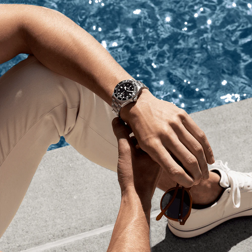 TUDOR Pelagos 39mm Black Sunray Dial & Ceramic Bezel Titanium Automatic Watch M25407N-0001