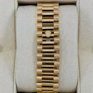 RLX Day-Date 40mm 228398TBR-0036 Diamond Paved Dial President Watch
