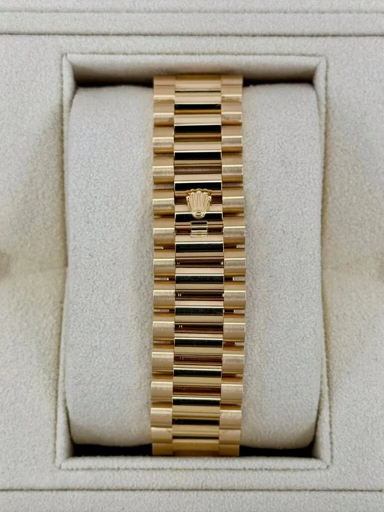 RLX Day-Date 40mm 228398TBR-0036 Diamond Paved Dial President Watch