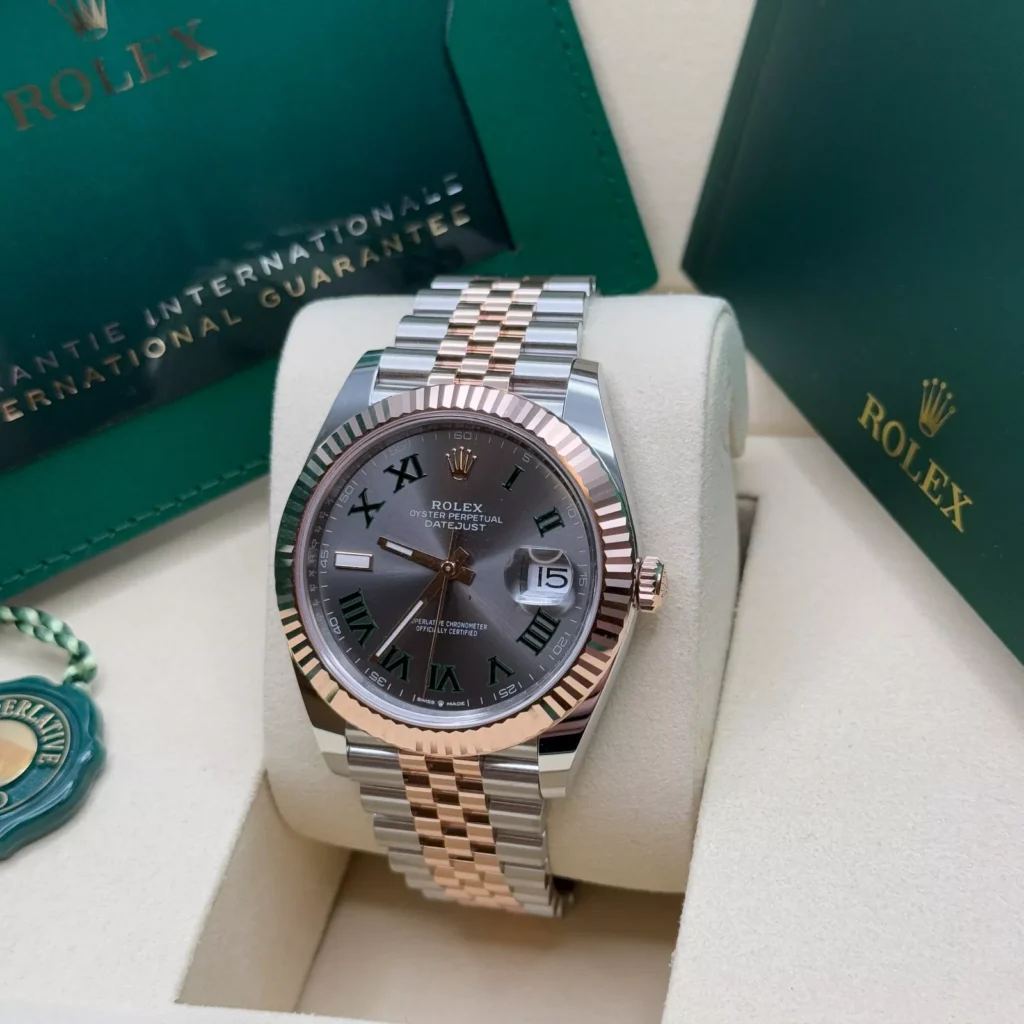RLX Datejust 41mm 126331 Oyster Band Steel and Everose Gold Men’s Watch