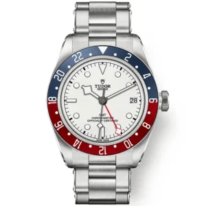 TUDOR Black Bay GMT 41mm White Dial & Red/Blue Bezel Bracelet Watch M79830RB-0010