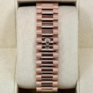 RLX Day-Date "President" 40mm Everose Gold Slate Roman Ombre "Smoke" Dial - 228235
