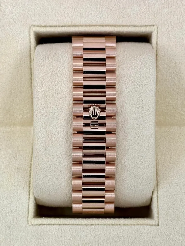 RLX Day-Date "President" 40mm Everose Gold Slate Roman Ombre "Smoke" Dial - 228235