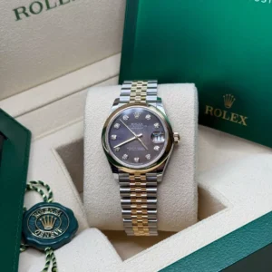 RLX Datejust m278243-0023/0024 31mm Black Mother-of-Pearl Dial Yellow Rolesor Oyster Watch