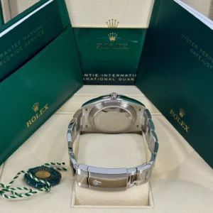 RLX Datejust 41mm 126300 Slate Roman Oyster Stainless Steel Watch