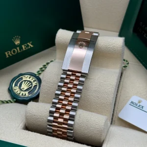 RLX Datejust 41mm 126301 Sundust Diamond Jubilee Steel and Everose Gold Watch