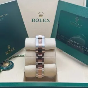 RLX Lady-Datejust 31mm 279161 Chocolate Stick Dial, Two Tone Stainless Steel & 18K Rose Gold Oyster Bracelet Women's Watch