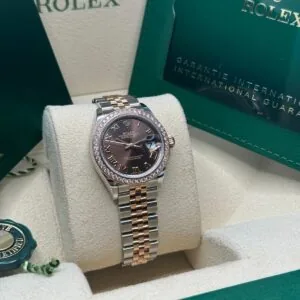 RLX Lady-Datejust 31mm 279381RBR Chocolate Roman Dial Oyster Bracelet