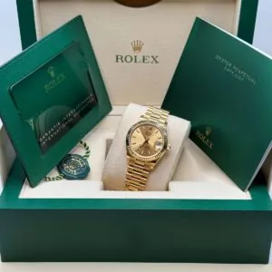 RLX Datejust m278278-0040 Champagne 31mm Dial President Bracelet Watch