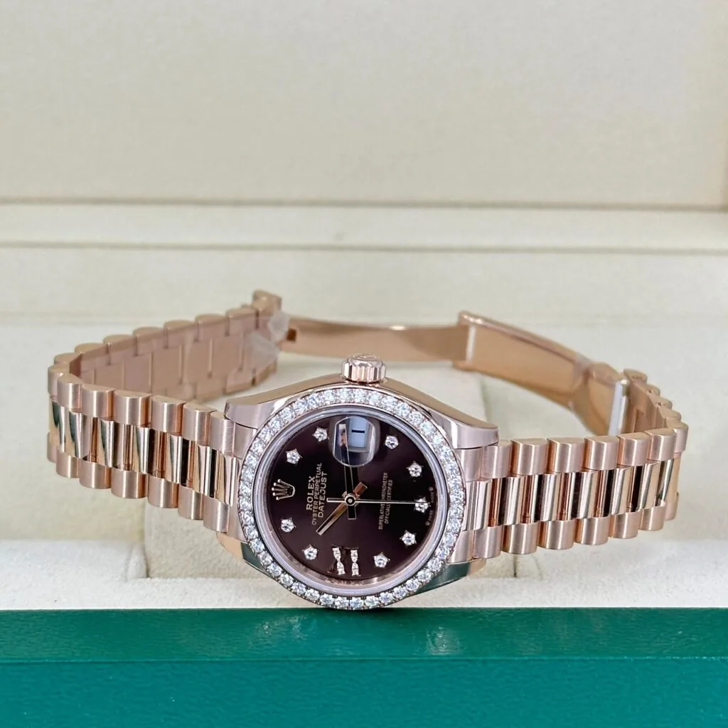 RLX Lady-Datejust 31mm 279135RBR Chocolate Diamond Dial Jubilee Bracelet