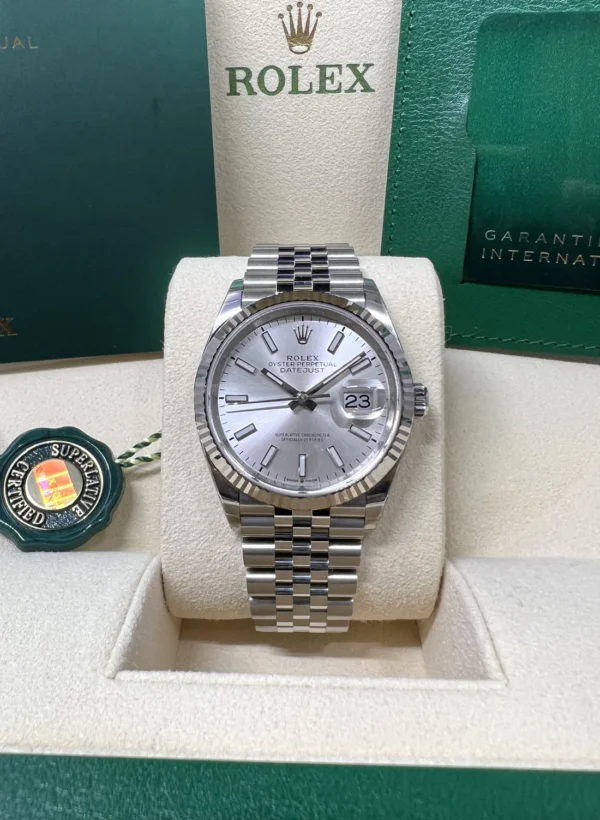 RLX Datejust 36mm 126234 Silver Index Dial Oyster Stainless Steel
