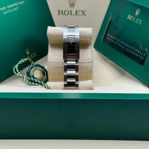 RLX Datejust 41mm 126334 Dark Rhodium Index Jubilee Stainless Steel