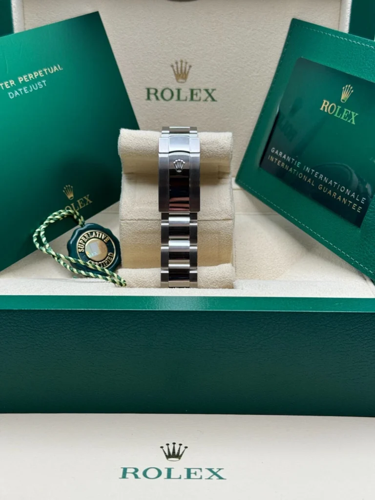 RLX Datejust 41mm 126334 Dark Rhodium Index Jubilee Stainless Steel
