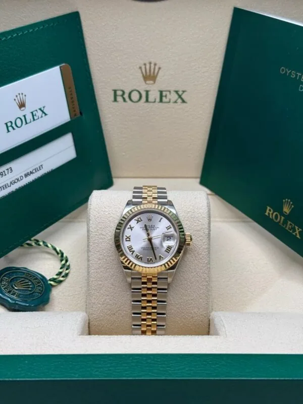 RLX Lady-Datejust 31mm 279173 Silver Roman Dial Oyster Bracelet