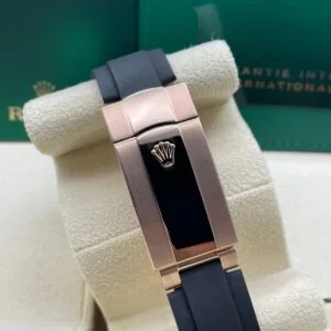 RLX Sky-Dweller 42mm Rose Gold Slate Dial Oysterflex - 336235