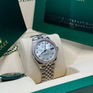 RLX Datejust m278384RBR-0007/0008 Mother-of-Pearl 31mm Dial Oyster Watch