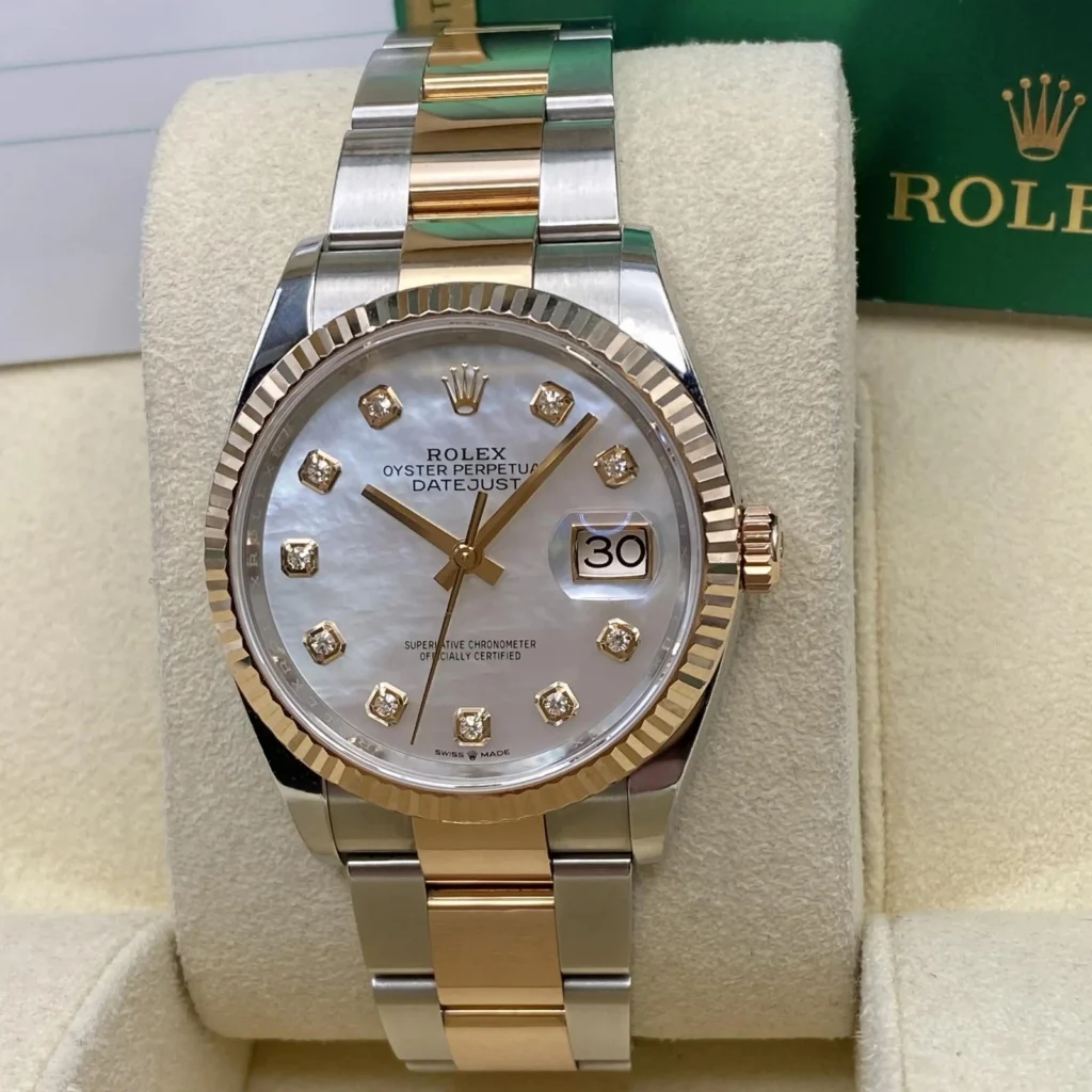 RLX Datejust 36mm 126231 Mother-of-Pearl Dial Jubilee Bracelet
