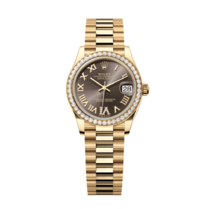 RLX Datejust m278288RBR-0026 Dark Grey 31mm Dial President Bracelet Watch