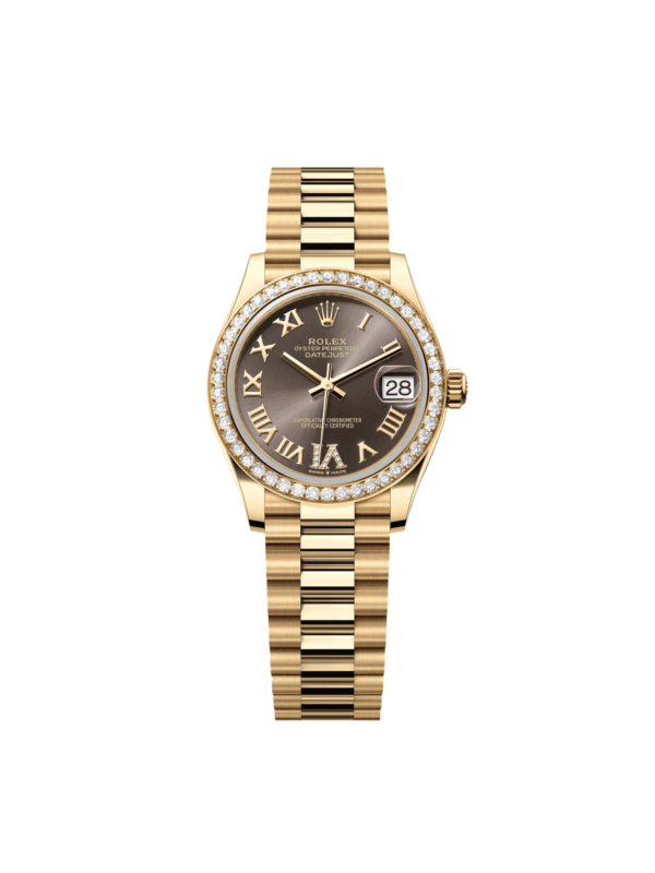 RLX Datejust m278288RBR-0026 Dark Grey 31mm Dial President Bracelet Watch