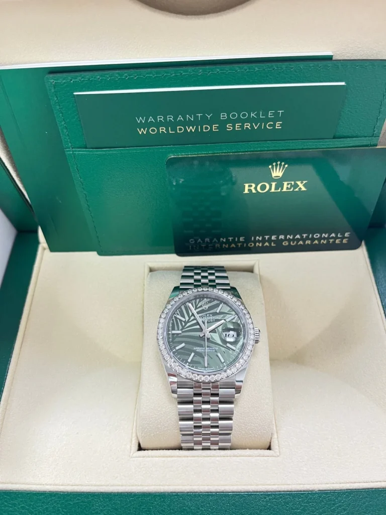 RLX Datejust 36mm 126284 Olive Green Dial Jubilee Bracelet