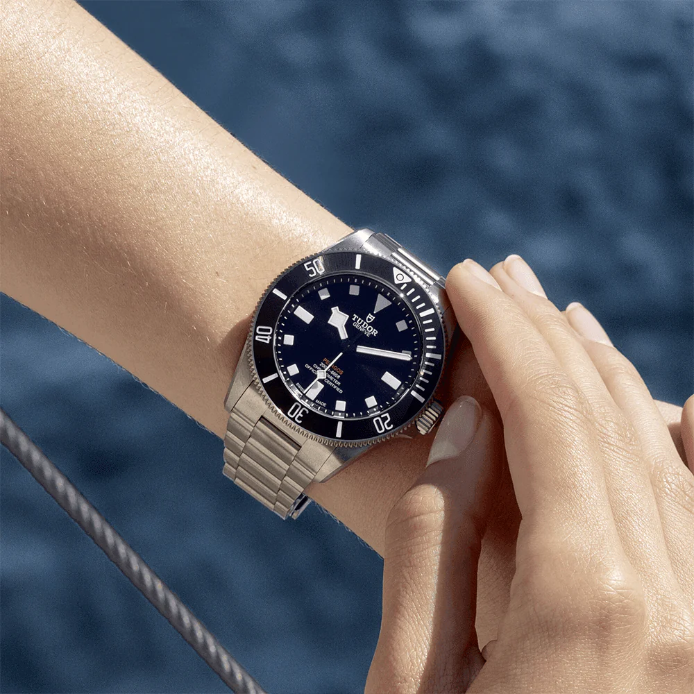 TUDOR Pelagos 39mm Black Sunray Dial & Ceramic Bezel Titanium Automatic Watch M25407N-0001