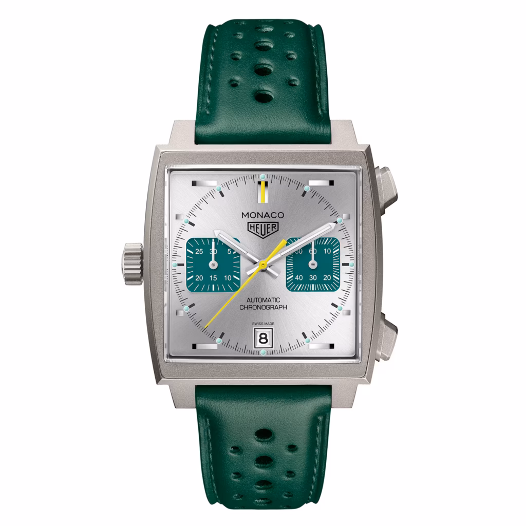 TAG Heuer Monaco Chronograph Racing Green 39mm Mens Watch CAW218E.FC6565