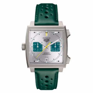 TAG Heuer Monaco Chronograph Racing Green 39mm Mens Watch CAW218E.FC6565