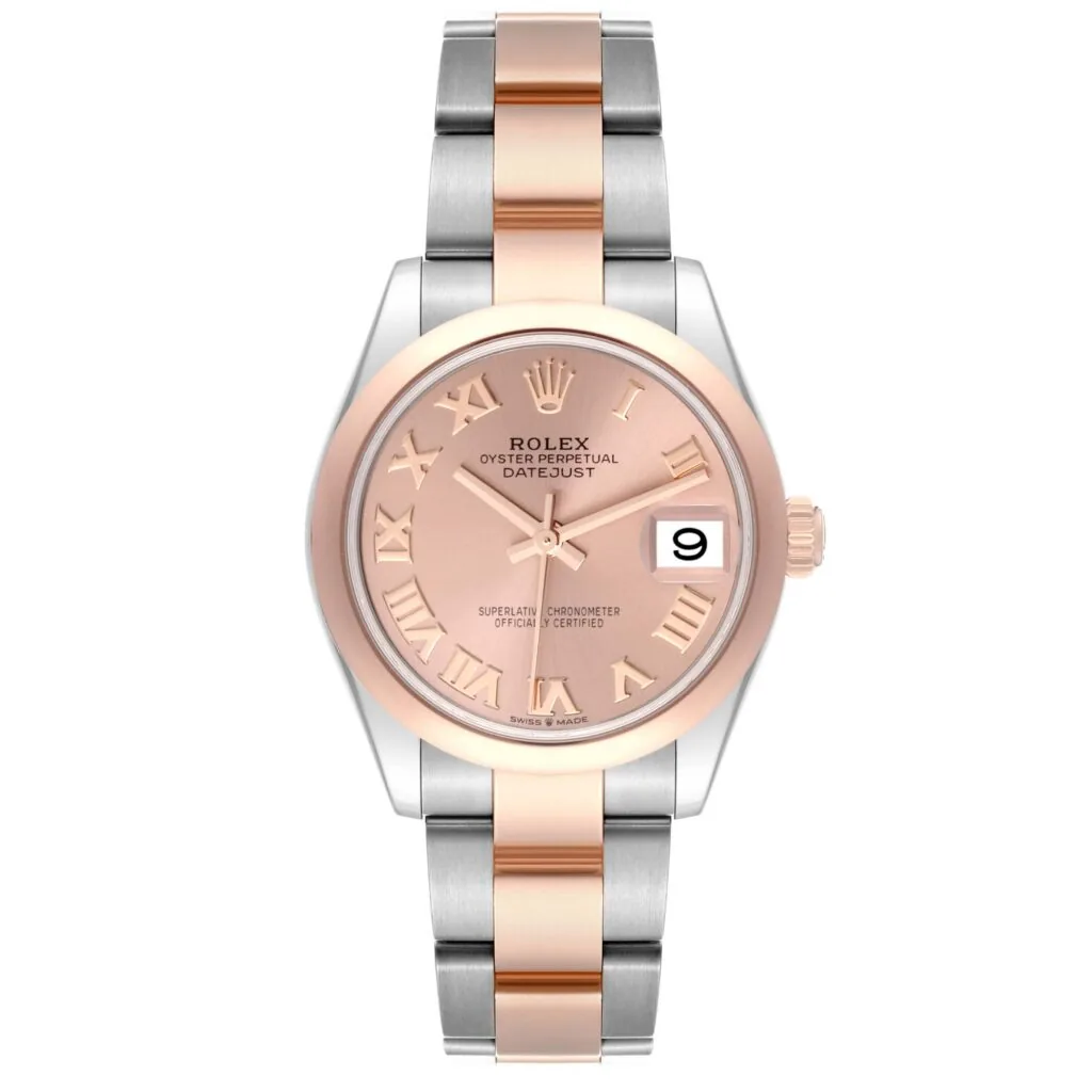 RLX Datejust m278241-0005/0006 Rose 31mm Dial Oyster Bracelet Watch