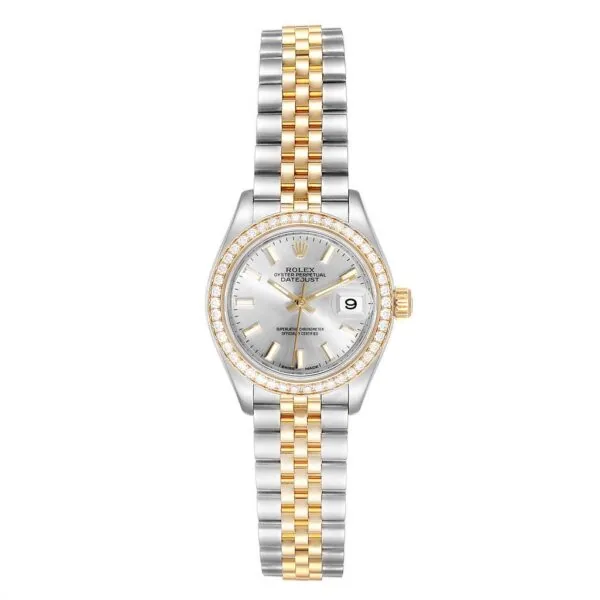 RLX Lady-Datejust 31mm 279383RBR Silver Dial Yellow Rolesor Oyster Bracelet
