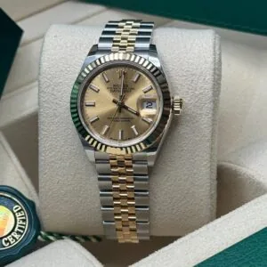 RLX Lady-Datejust 31mm 279173 Champagne Index Dial Oyster Bracelet