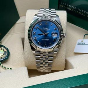 RLX Datejust 41mm 126334 Blue Roman Oyster Stainless Steel Men’s Watch