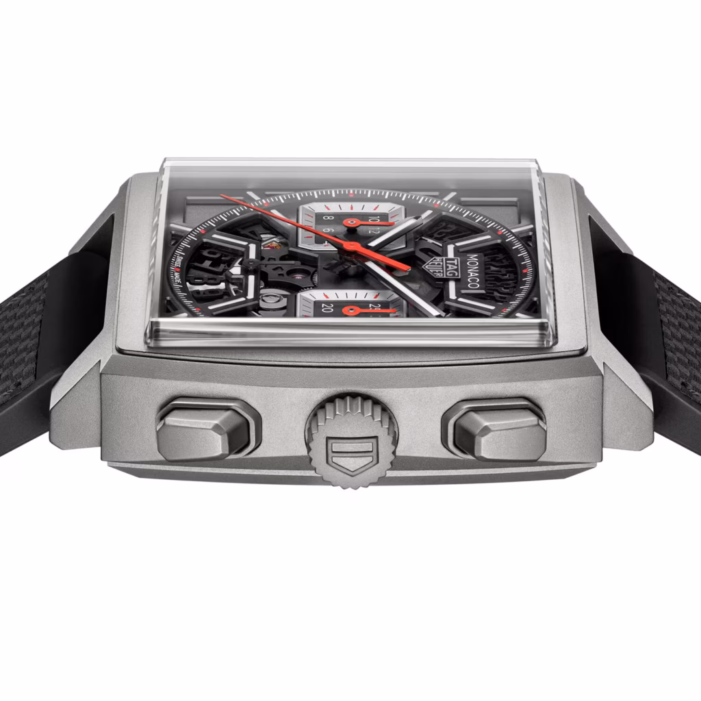TAG Heuer Monaco Chronograph 39mm Mens Watch Titanium Black CBL2183.FT6236