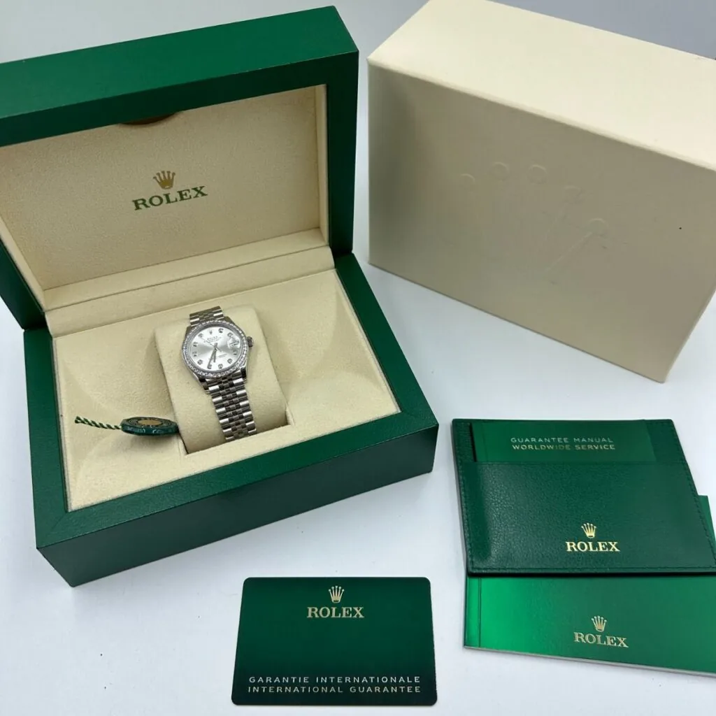 RLX Datejust m278384RBR-0033/0034 Silver 31mm Dial Oyster Watch