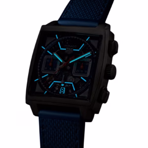 TAG Heuer Monaco Chronograph 39mm Mens Watch Titanium Blue CBL2182.FT6235