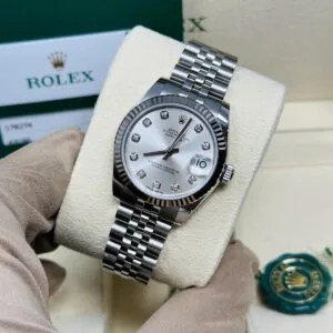 RLX Datejust m278274-0029/0030 Silver 31mm Dial Oyster Watch