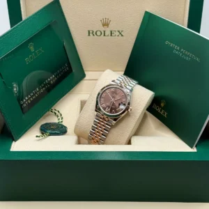 RLX Datejust m278271-0003/0004 Chocolate 31mm Dial Oyster Bracelet Watch
