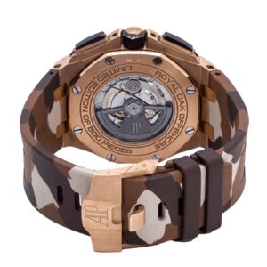 A&P OFFSHORE Pink Gold Brown Camouflage Dial CHRONOGRAPH 44mm