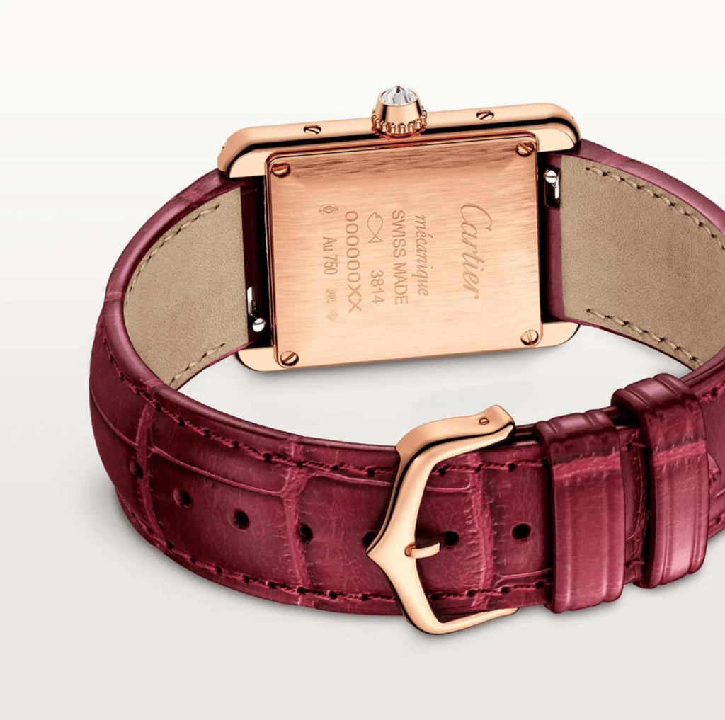 Tank Louis Cartier Watch Small Model Diamond Red WJTA0037 - United Luxury