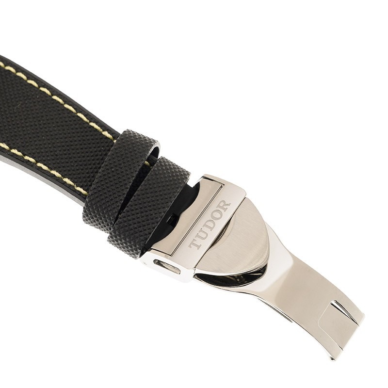 TUDOR Black Bay Pro 39mm Steel Automatic Hybrid Rubber Strap Watch M79470-0003