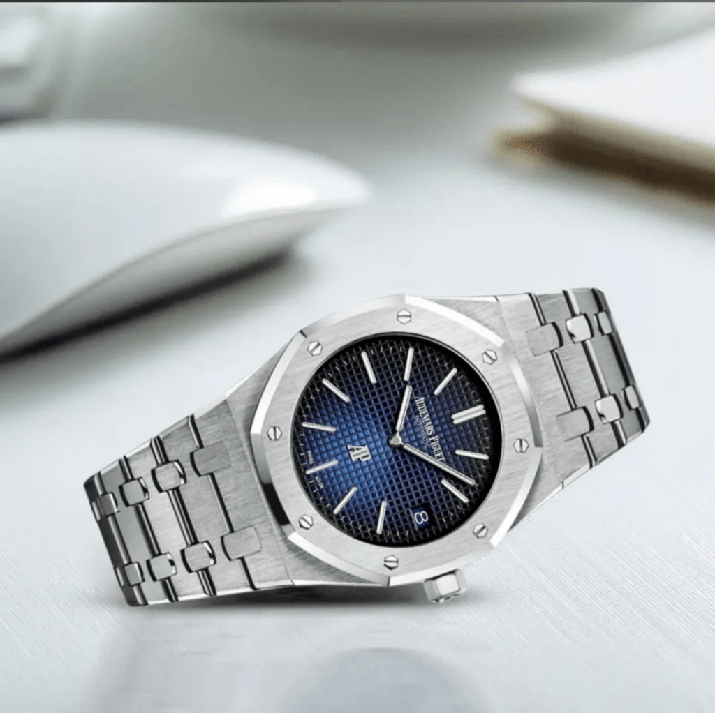 A&P ROYAL OAK “JUMBO” Smoked Blue Dial 39mm