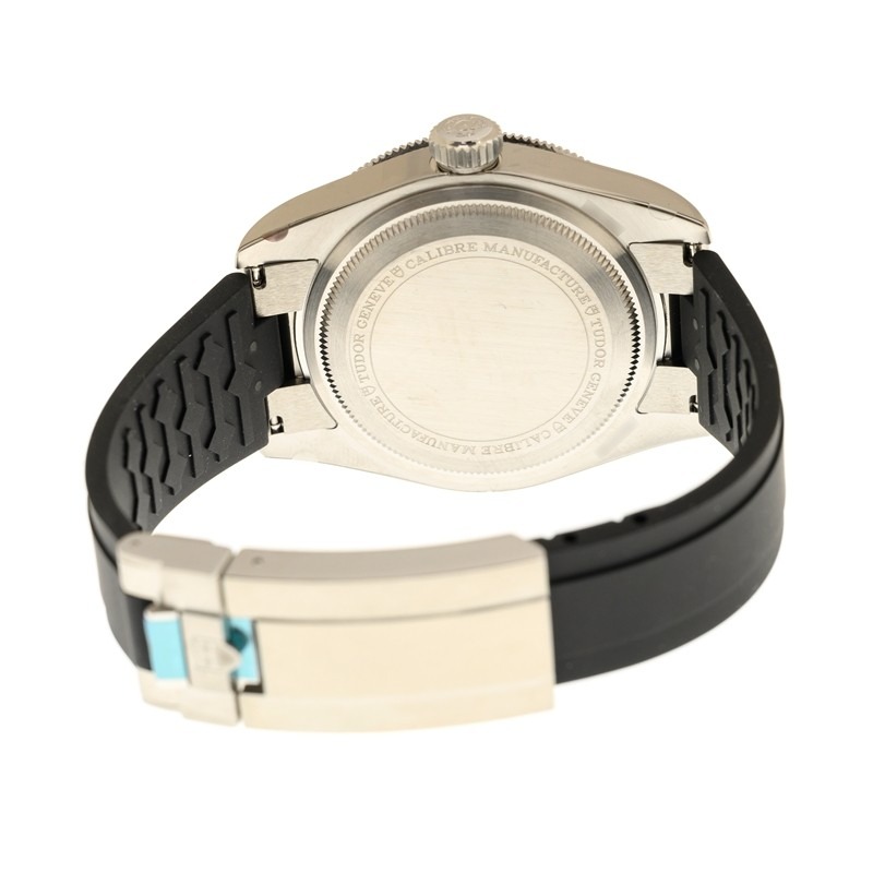 TUDOR Black Bay 41mm Black Dial & Red Bezel Men's Rubber Strap Watch M7941A1A0RU-0002