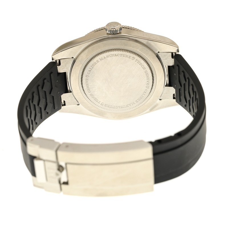TUDOR Black Bay 54 37mm Black Dial & Bezel Automatic Rubber Strap Watch M79000N-0002